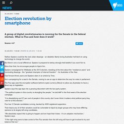 Election revolution by smartphone