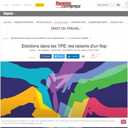 Elections dans les TPE: les raisons d'un flop