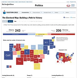 The Electoral Map - Presidential Race Ratings and Swing States