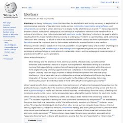 Electracy - Wikipedia, la enciclopedia libre