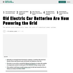 Electric Car Batteries - Electric Grid - Power Grid