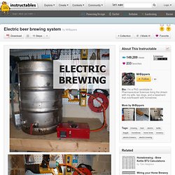 Electric beer brewing system