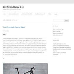 CityZenith Motor Blog