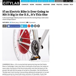If an Electric Bike Is Ever Going to Hit It Big in the U.S., It's This One