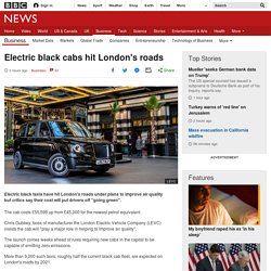 Electric black cabs hit London's roads