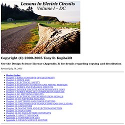 Lessons In Electric Circuits