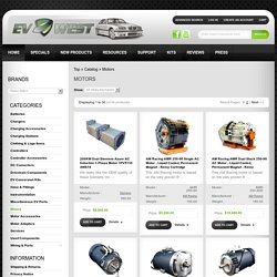 Motors, EV West - Electric Vehicle Parts, Components, EVSE Charging Stations, Electric Car Conversion Kits