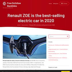 Renault ZOE is the best-selling electric car in 2020