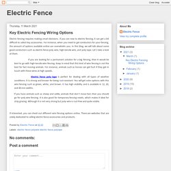 High-Tensile Wire Fencing Services Available