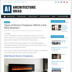 Which Types of Electric Fireplaces is Most Realistic