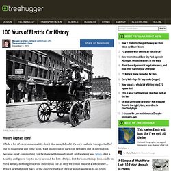 100 Years of Electric Car History