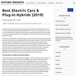 Best Electric Cars & Plug-in Hybrids (2019) - Future Insights