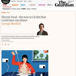 Electric food – the new sci-fi diet that could save our planet