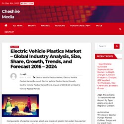 Electric Vehicle Plastics Market – Global Industry Analysis, Size, Share, Growth, Trends, and Forecast 2016 – 2024 – Cheshire Media