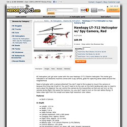 Hawkspy LT-712 Helicopter Red (Red) - Electric RC Helicopters - XenonProject.com