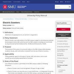 Electric Scooters