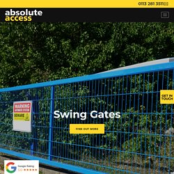 Swing Gates in Leeds and Throughout the UK