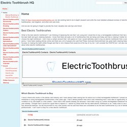 Electric Toothbrush HQ