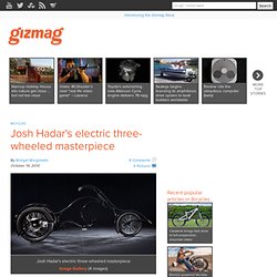 Josh Hadar's electric three-wheeled masterpiece