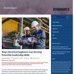 Ways Electrical Engineers Can Develop Powerful Leadership Skills – museolipari