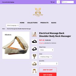 Electrical Massage Back Shoulder Body Neck Massager – itshelpyou