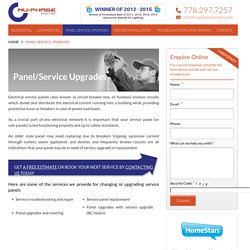 Electrical Panel Service, Panel Upgrades and Rewiring, Panel Upgrade with Service