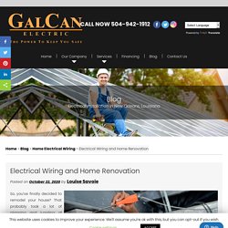 Electrical Wiring and Home Renovation