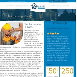 Certified Electricians in Duluth, GA