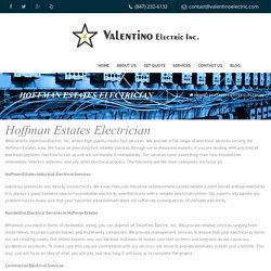 Hoffman Estates Electrician - valentinoelectric.com