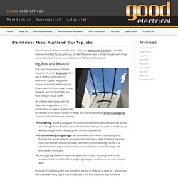 Electricians About Auckland: Our Top Jobs - Good Electrical