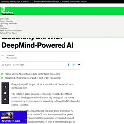 Google Cuts Its Giant Electricity Bill With DeepMind-Powered AI