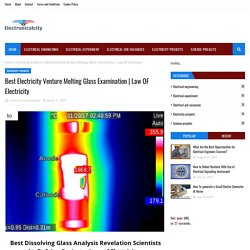 Best Electricity Venture Melting Glass Examination