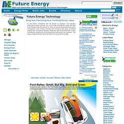 Future Energy - Concepts for future electricity generation