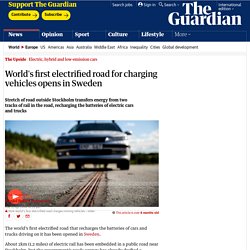 Sweden Opens World's First Electrified Road for Vehicle Charging