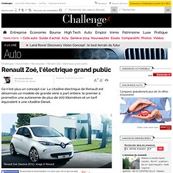 Star du Salon : la Renault Zoé ou l’électrique grand public