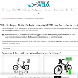Comparatif 2019 des meilleurs vélos électriques !