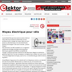 Moyeu électrique pour vélo