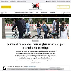 Le marché du vélo électrique en essor mais peu au fait du recyclage des batteries