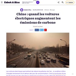 Quand les voitures électriques augmentent les émissions de carbone