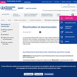 Électrisation et électrocution
