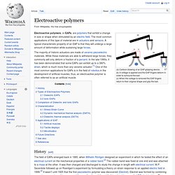 Electroactive polymers