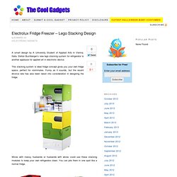 Electrolux Fridge Freezer – Lego Stacking Design
