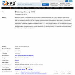 Electromagnetic energy shield - Radant Systems, Inc.