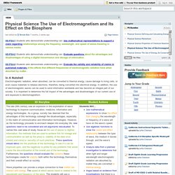 Physical Science The Use of Electromagnetism and Its Effect on the Biosphere