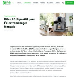 Bilan 2019 positif pour l’électroménager français - Offrir International