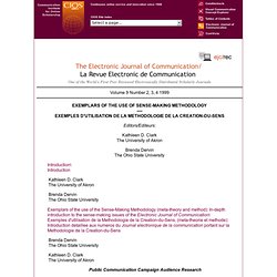 Electronic Journal of Communication