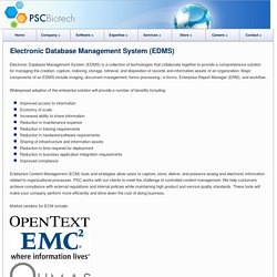 Electronic Database Management System (EDMS)