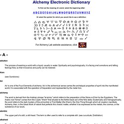 Alchemy Electronic Dictionary: Find Out the Meaning of Arcane Words and Ciphers Instantly!