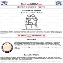 Electronic Drums - Build Your Own - LOGIZTIX
