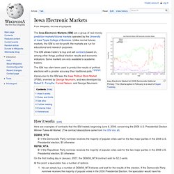 Iowa Electronic Markets